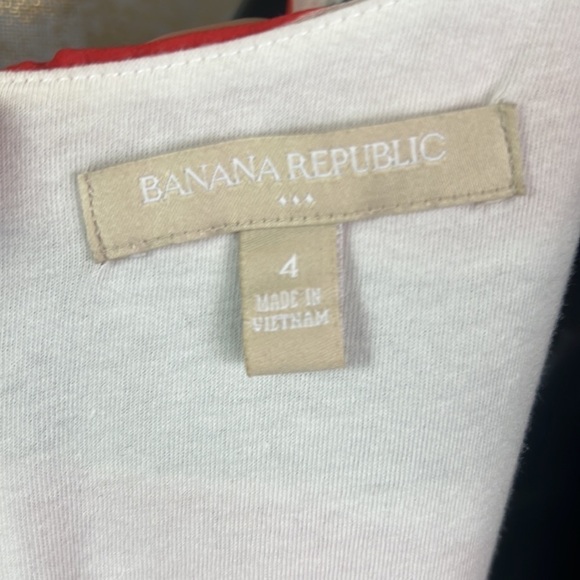Banana Republic Casual Elegant Multicolor Sleeveless A-Line Dress Size 4 - Picture 8 of 14